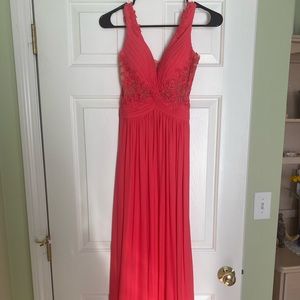 Coral prom/formal dress